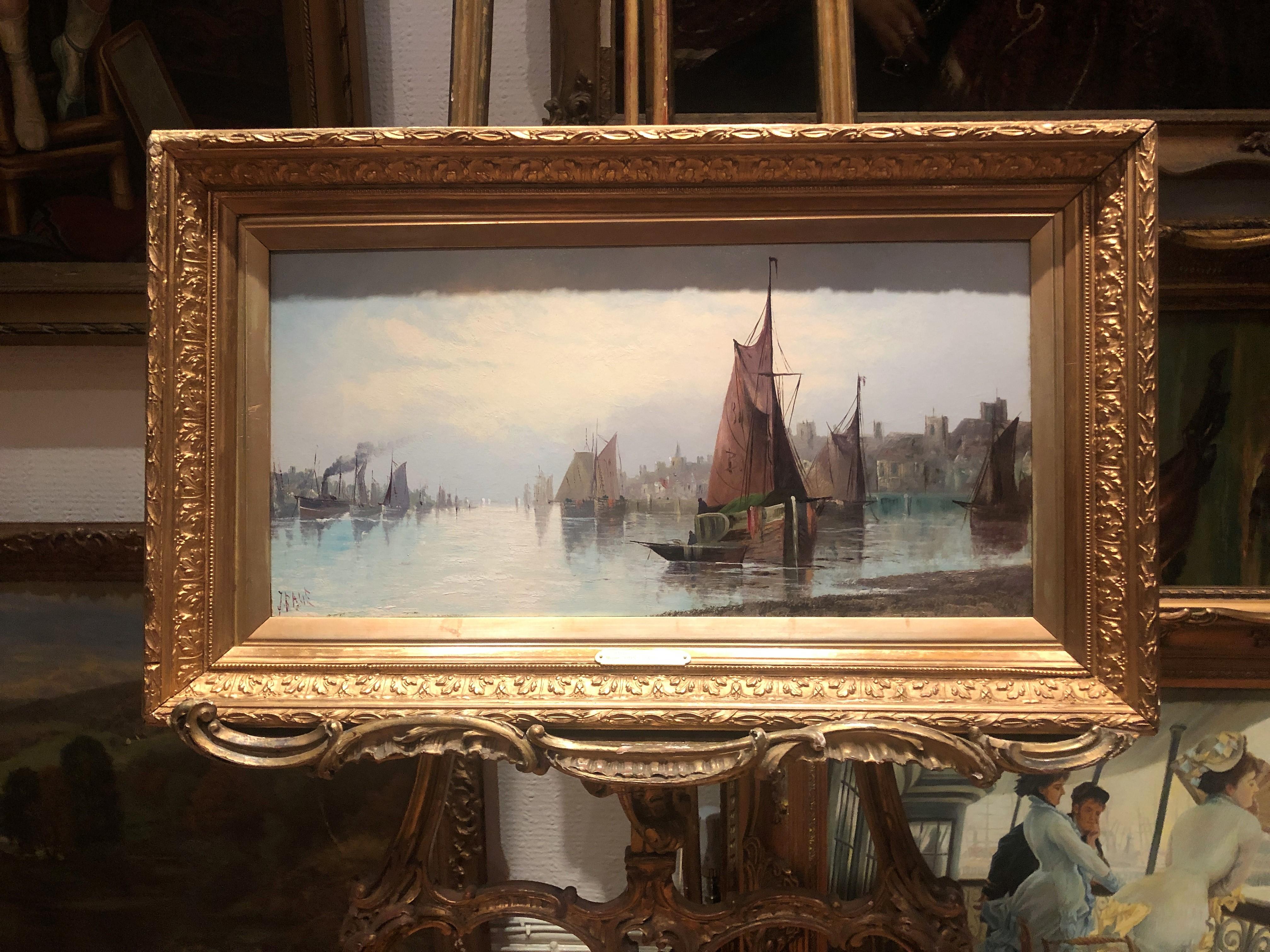  OIL PAINTING By MAJOR John E . Bale OLD FINE MASTER 19th Century BRITISH SCHOOL For Sale 9