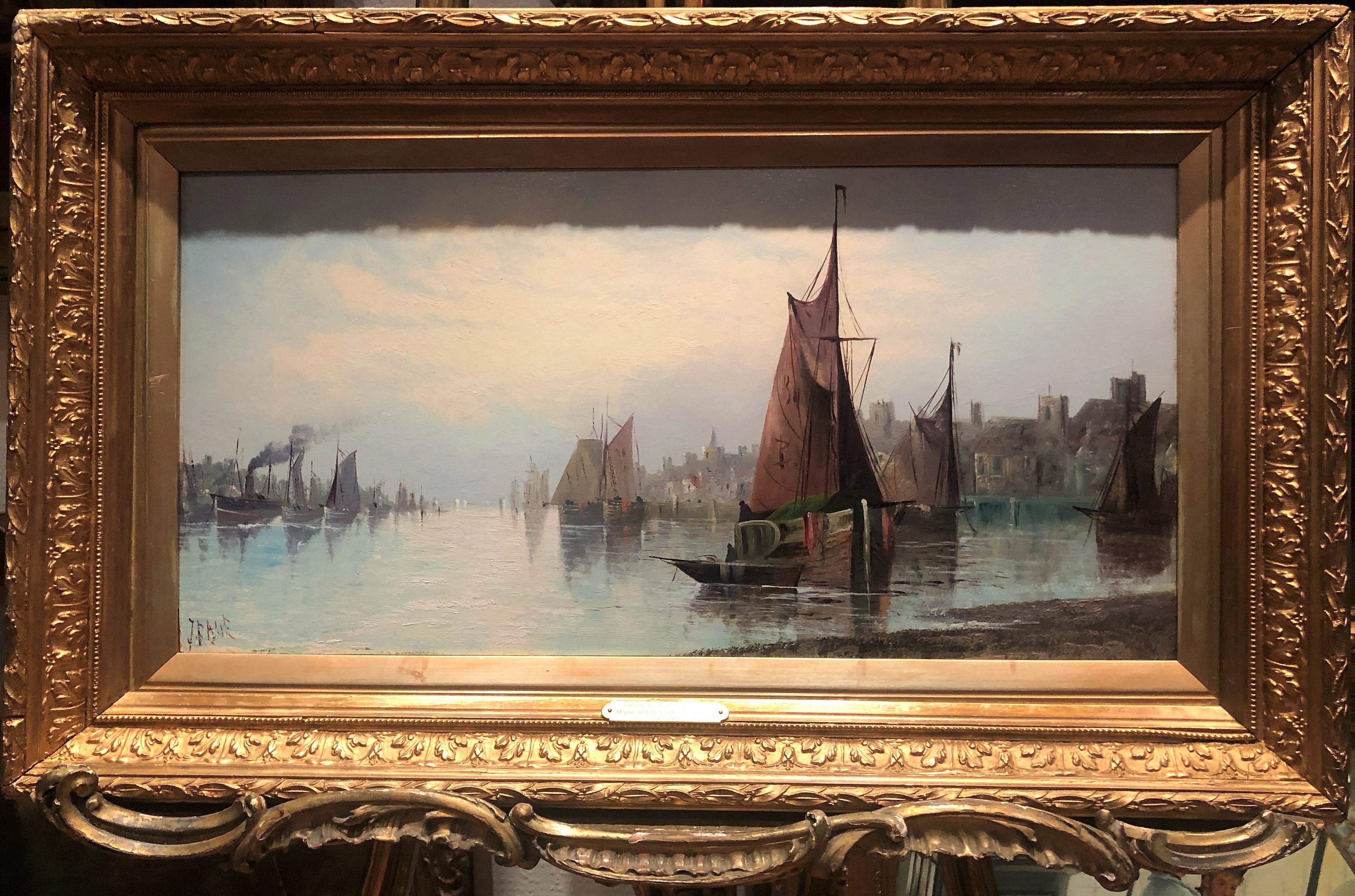 PITTURA AD OLIO A cura di MAJOR John E . Bale OLD FINE MASTER 19° secolo SCUOLA BRITANNICA in vendita 12