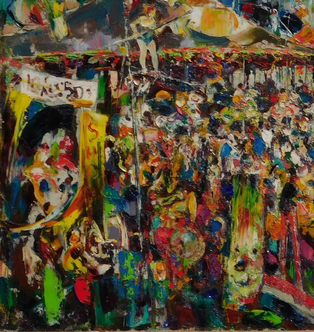 John Edward Costigan Pittura, circa anni '50 - Carnevale in vendita 4