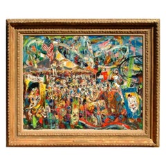 John Edward Costigan Painting, circa 1950's - Carnival