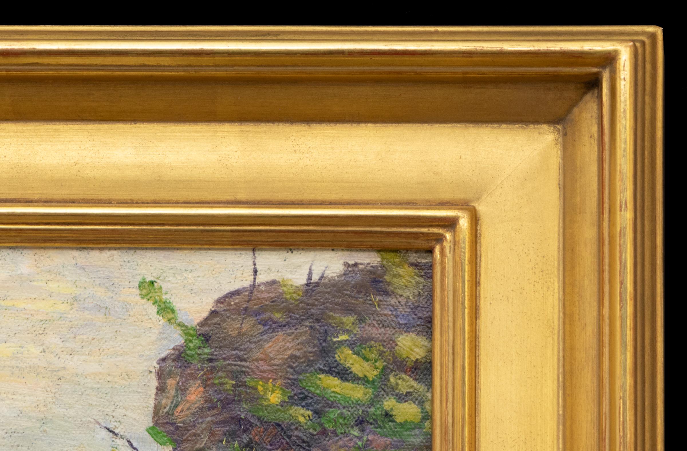 1920s Colorado Landscape by John E. Thompson - Landscape Painting Marrón de John Edward Thompson