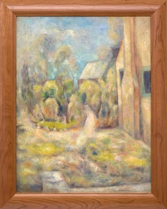 Early Spring, 1930s Impressionist Style Oil Painting, The Artists Studio