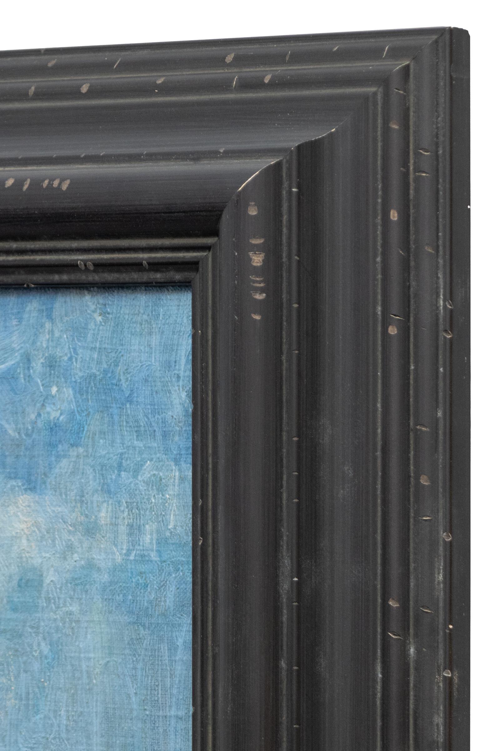 Pintura al óleo original de 1920 de un paisaje de primavera-verano de Central Park, Nueva York en venta 2