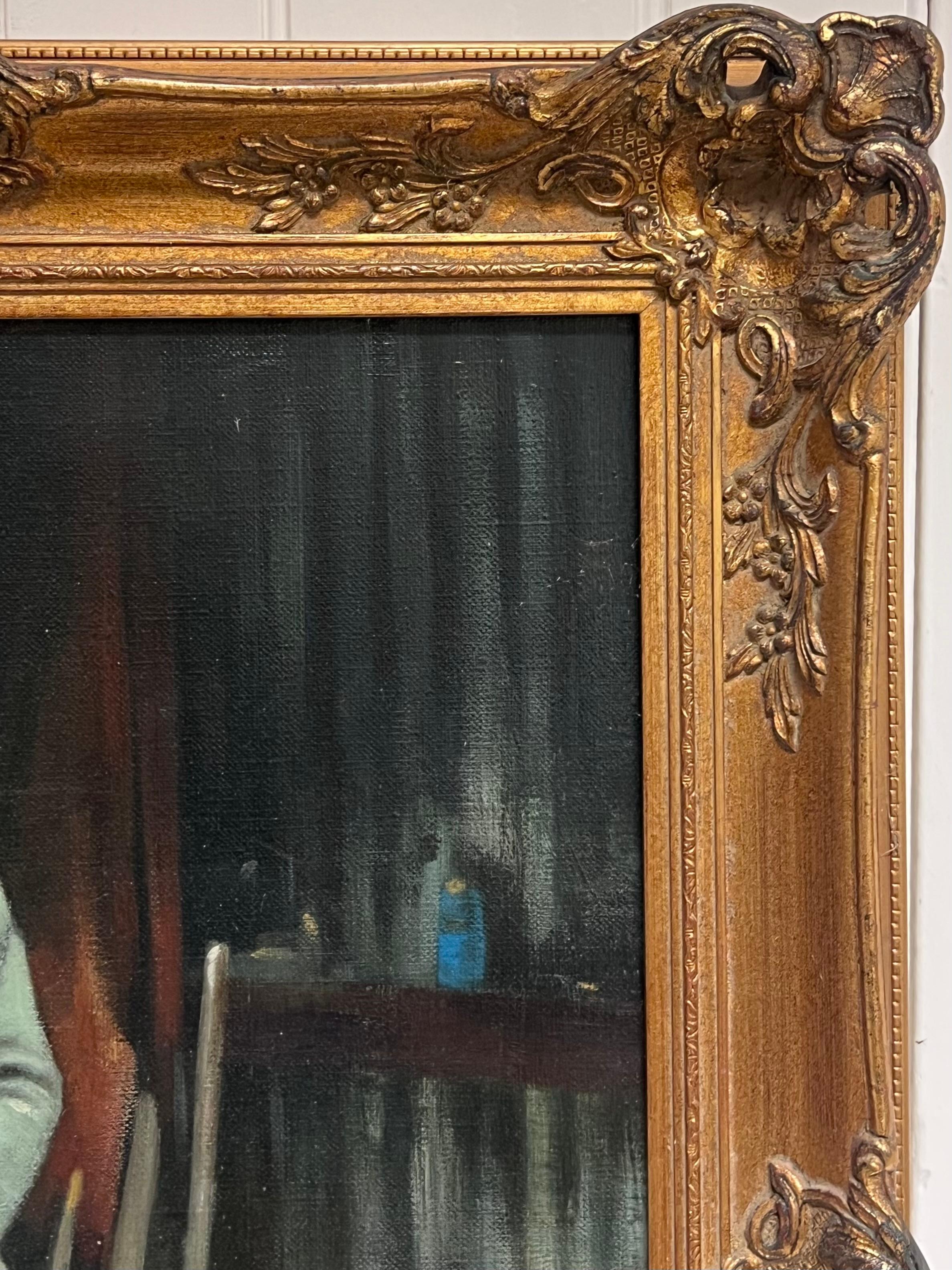 Der Stammschneider
von John Edwards (Englisch. 1940 - 2020)
signiertes Öl auf Leinwand, gerahmt
Gerahmt: 29 x 23,5 Zoll
Leinwand : 23 x 18 Zoll
Provenienz: Privatsammlung, England
Condit: sehr guter Zustand

Für weitere Informationen wenden Sie sich