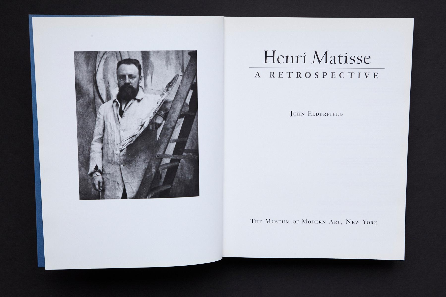 American John Elderfield, Henry Matisse: a Retrospective, MoMA, First Edition, 1992 For Sale