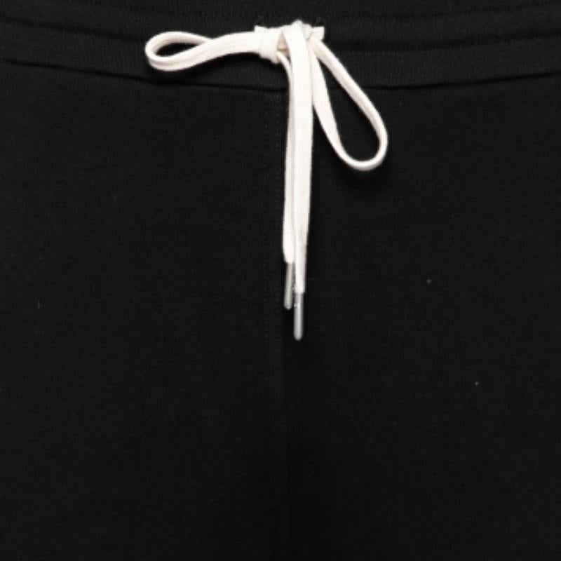 Nero John Elliott Black Cotton Escobar Slim Fit Joggers M. in vendita