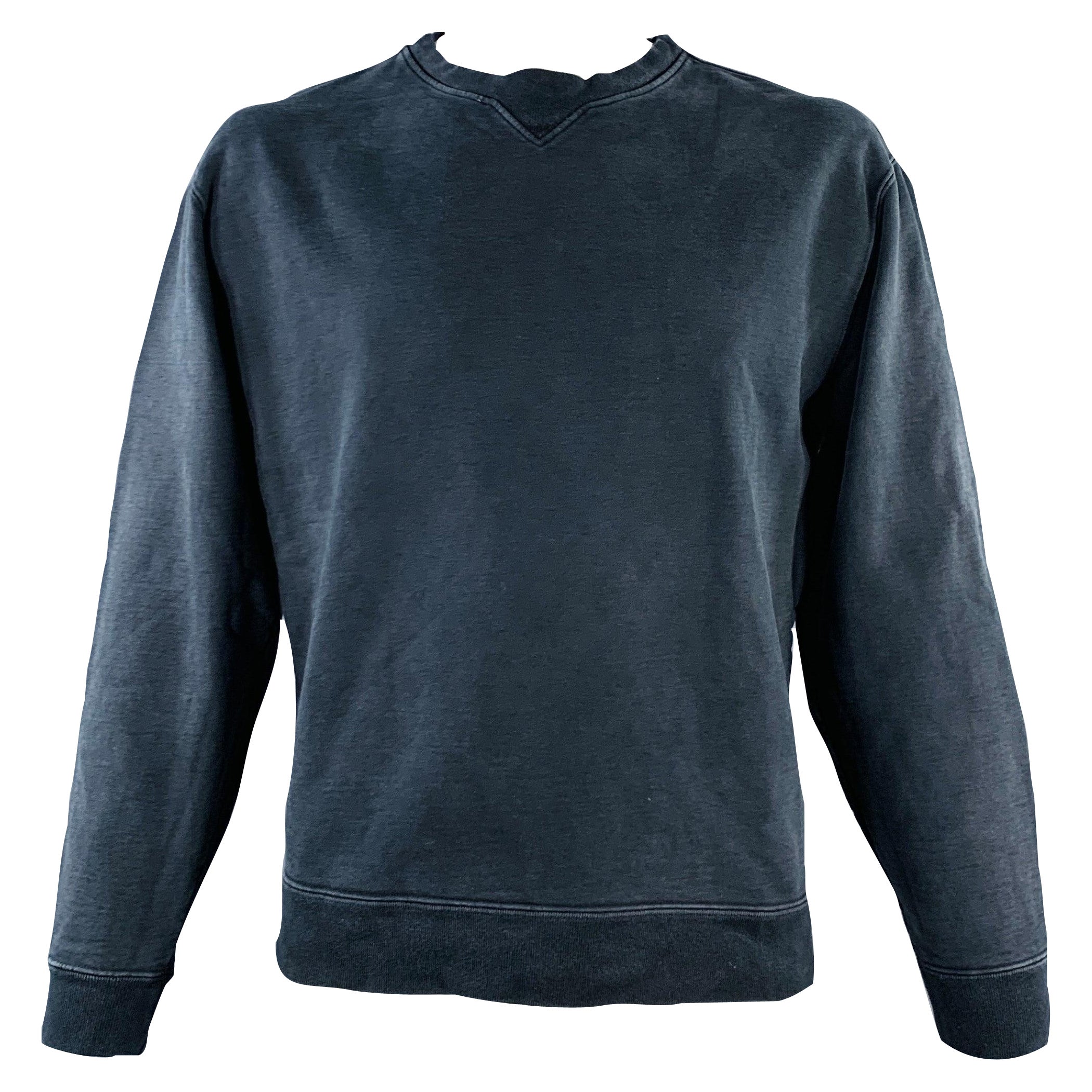 JOHN ELLIOTT FW18 Size XL Black Cotton Crew Neck Sweatshirt