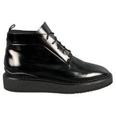 JOHN ELLIOTT Size 11 Black Leather Creeper Boots