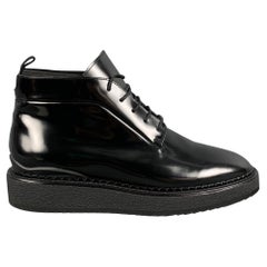 JOHN ELLIOTT Botas enredaderas de cuero negro talla 11