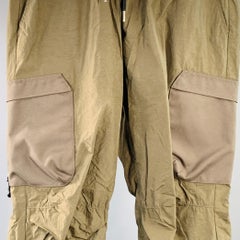 JOHN ELLIOTT Pantaloni casual con coulisse in nylon verde oliva taglia 30