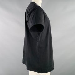 JOHN ELLIOTT Size L Black Cotton Crew Neck T-shirt