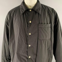 JOHN ELLIOTT Taglia M Camicia in cotone nero Giacca con maniche lunghe