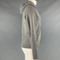JOHN ELLIOTT Größe S Graues Sweatshirt aus Baumwolle und Polyester mit Kapuze aus Heather