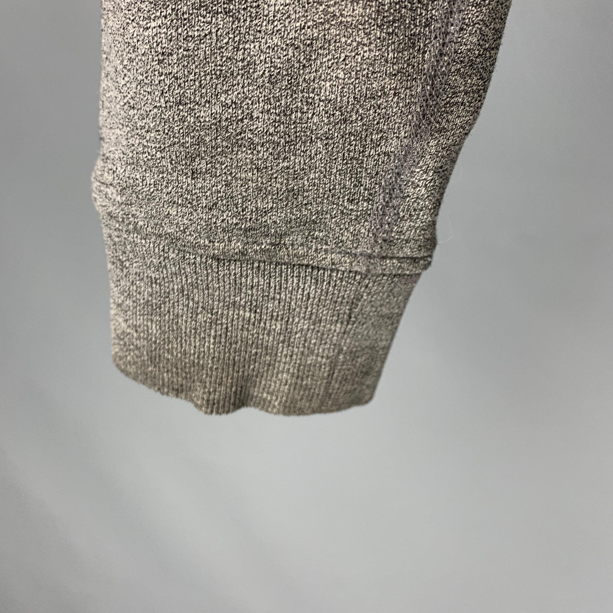 JOHN ELLIOTT Size S Grey Heather Cotton Polyester Hoodie Sweatshirt For Sale 1