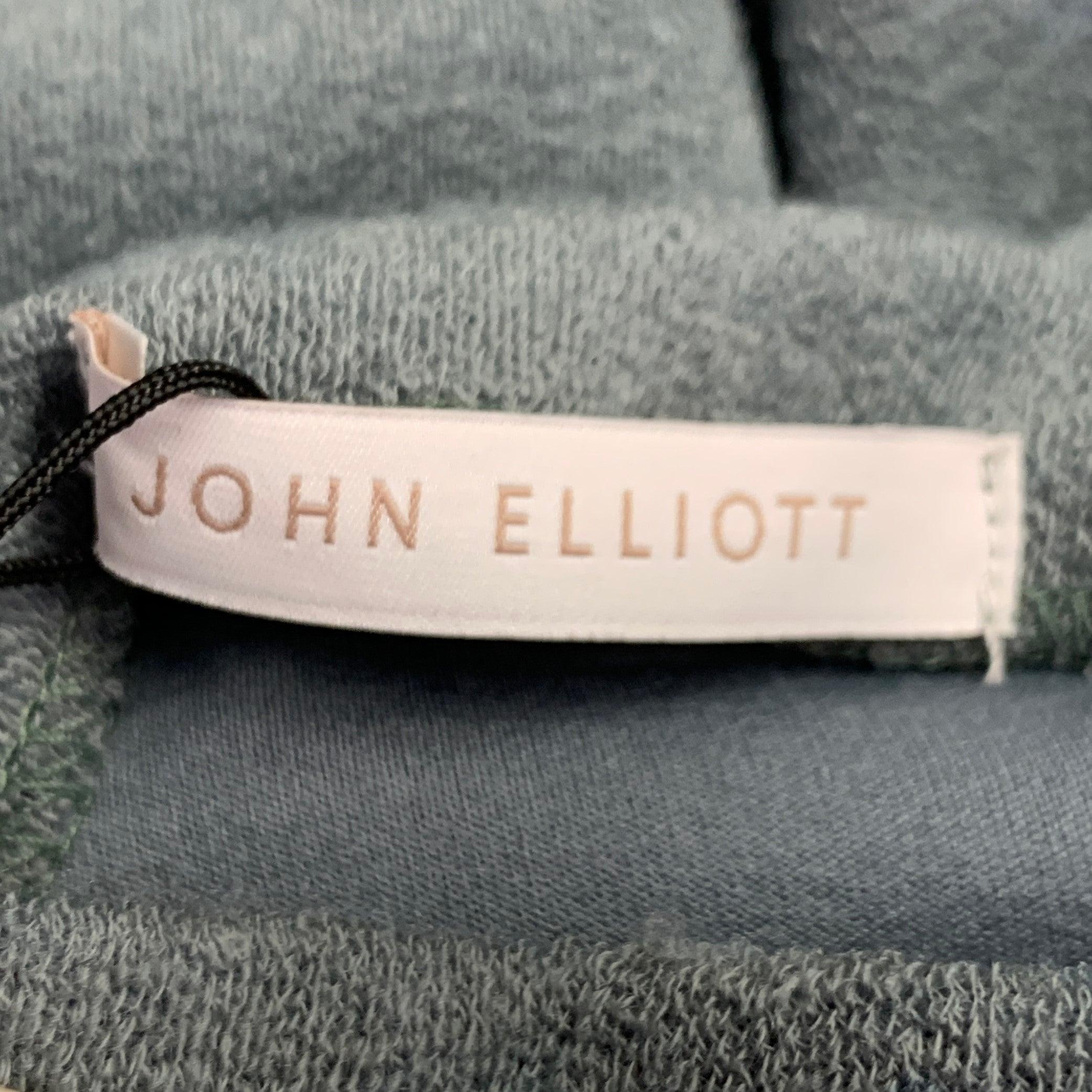 JOHN ELLIOTT Taglia S Abito senza maniche in lana nylon grigio latte Hokkaido Boucle In condizioni ottime in vendita a San Francisco, CA