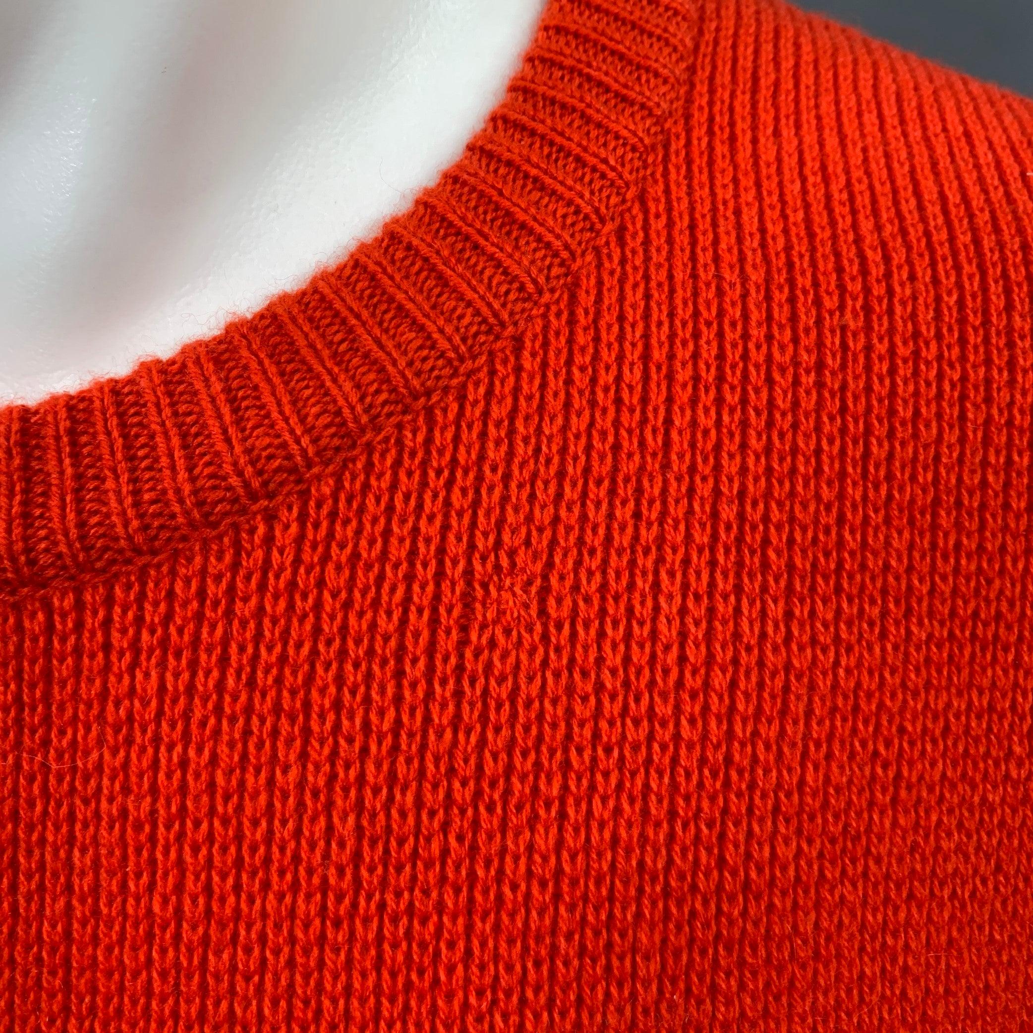 Men's JOHN ELLIOTT Size S Red Cashmere Crew Neck Sweater For Sale