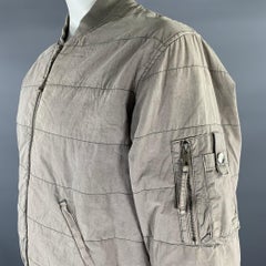 JOHN ELLIOTT Chaqueta bomber caqui acolchada de mezcla de algodón talla XL