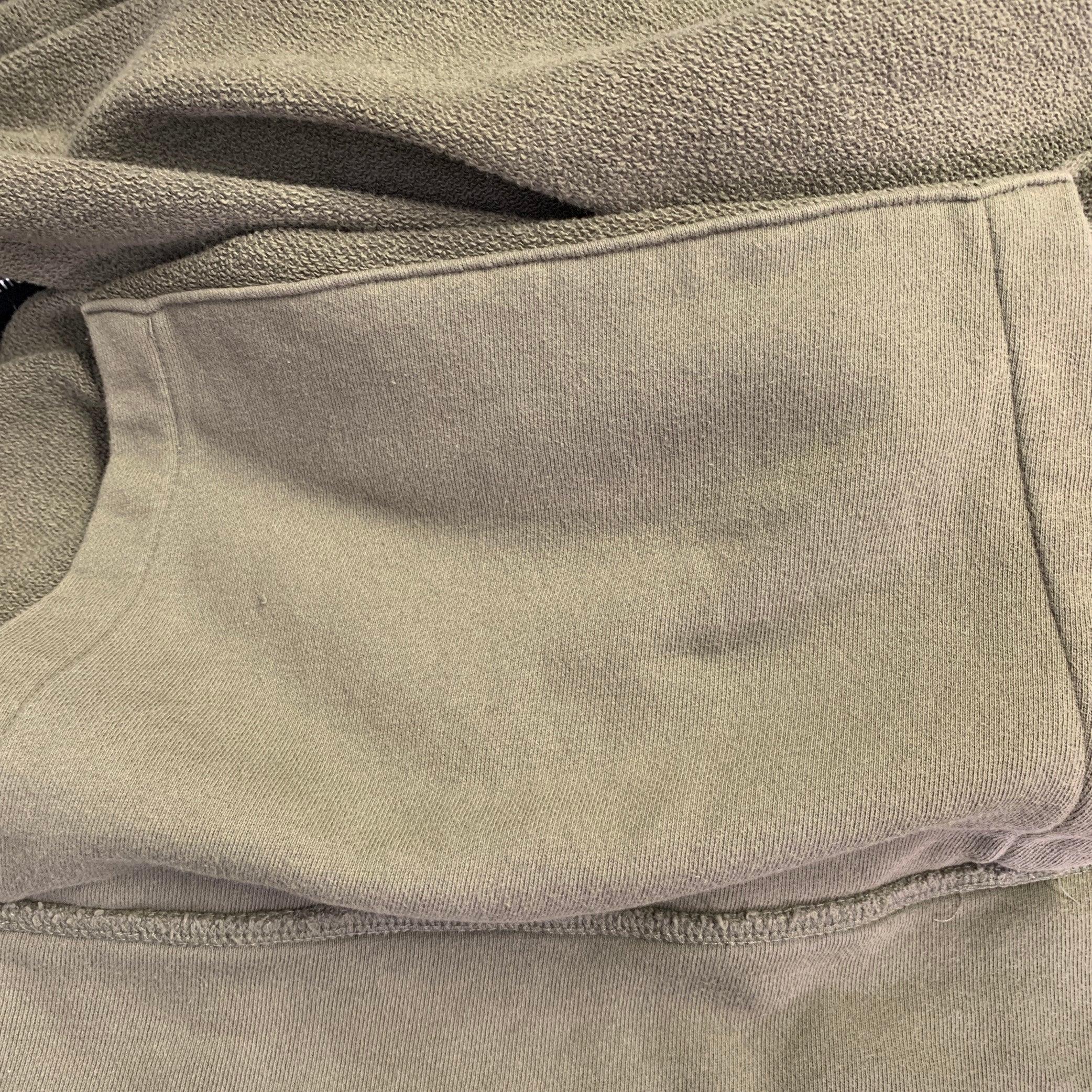 JOHN ELLIOTT Size XS Green Cotton Hoodie Sweatshirt For Sale 4