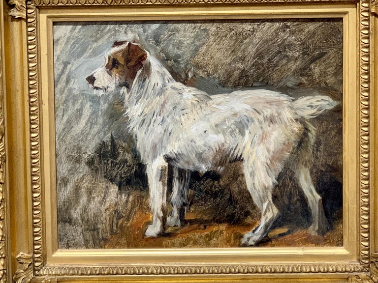 John Emms - Early 20th Century English portrait of an English Jack Russell  terrier dog For Sale at 1stDibs