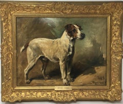 John Emms dog painting of 'Turk' A Jack Russell Terrier