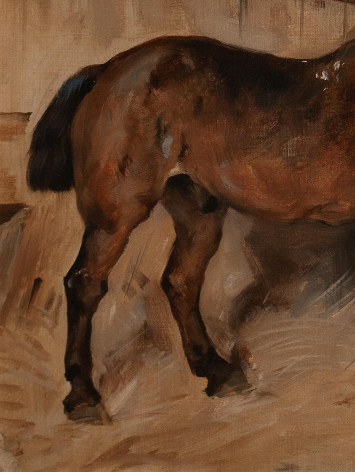 Grand portrait d'un cheval d'attelage du 19e siècle, 19e siècle  par JOHN EMMS  en vente 5
