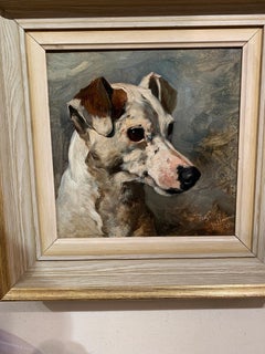 Late 19th Century English portrait of an English Jack Russell called Fritz