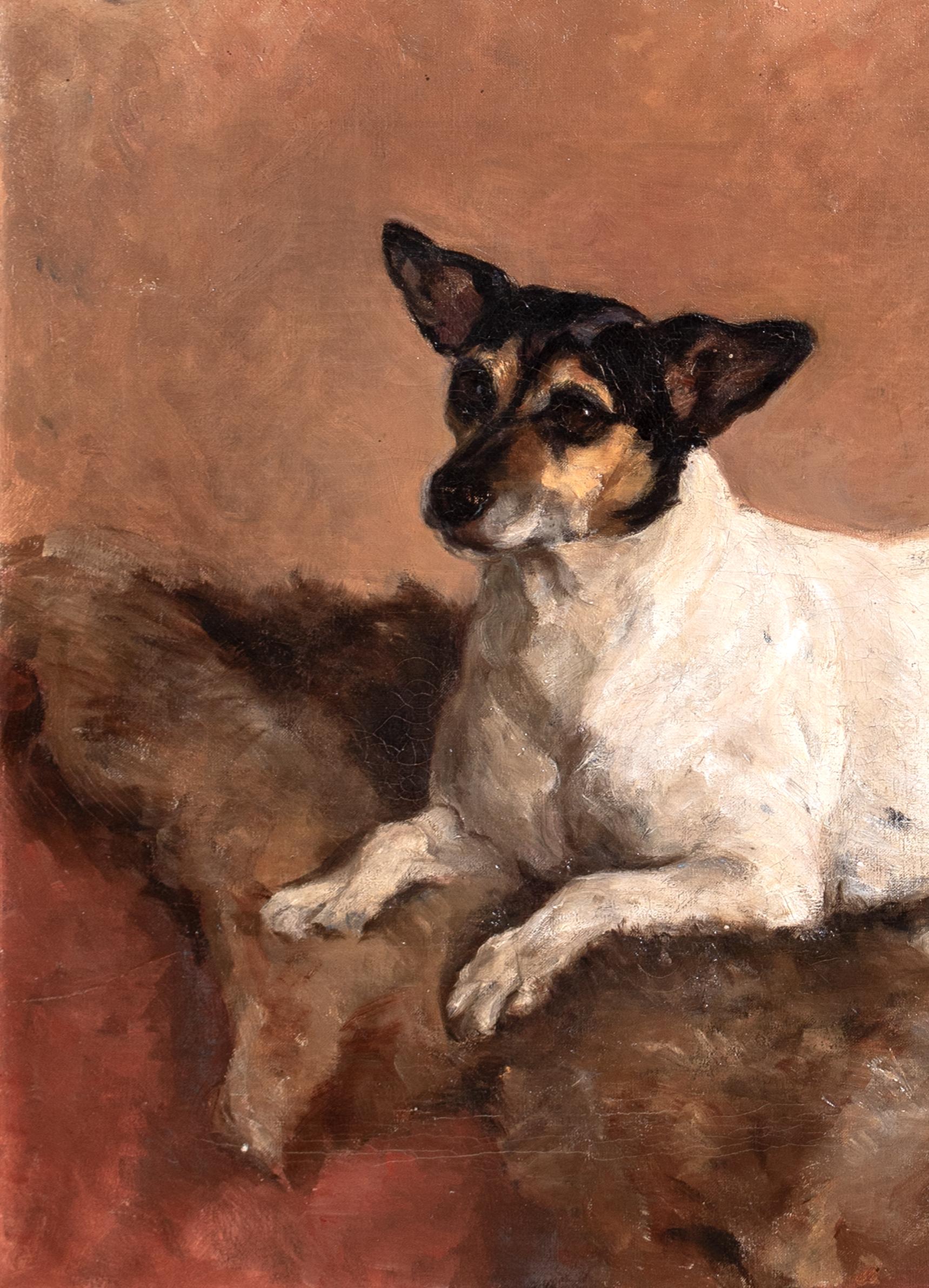 Ritratto di un cane Jack Russell Terrier, XIX secolo in vendita 6
