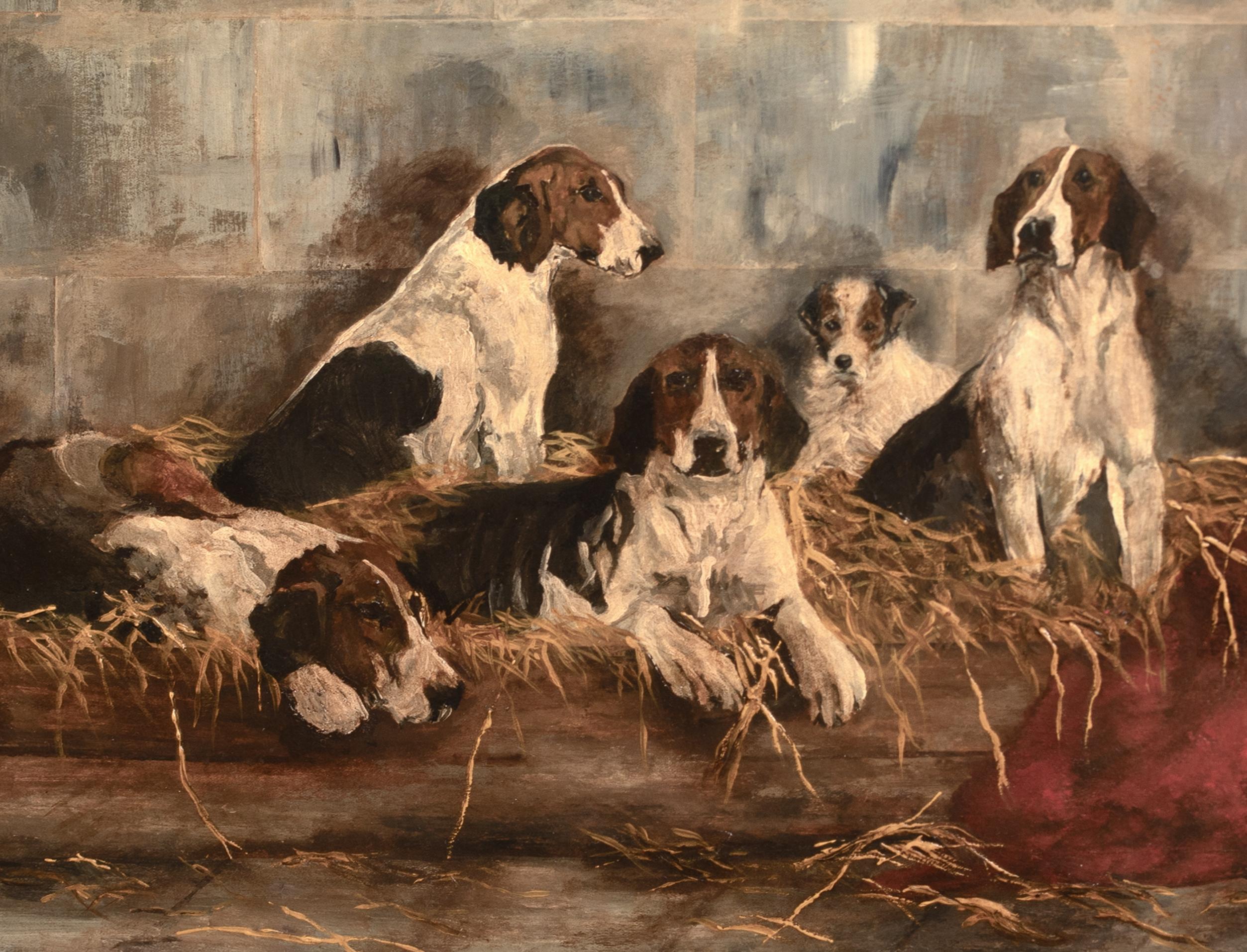 Los Sabuesos De La Nueva Caza De Townberry, Siglo XIX  por JOHN EMMS (1843-1912) 1