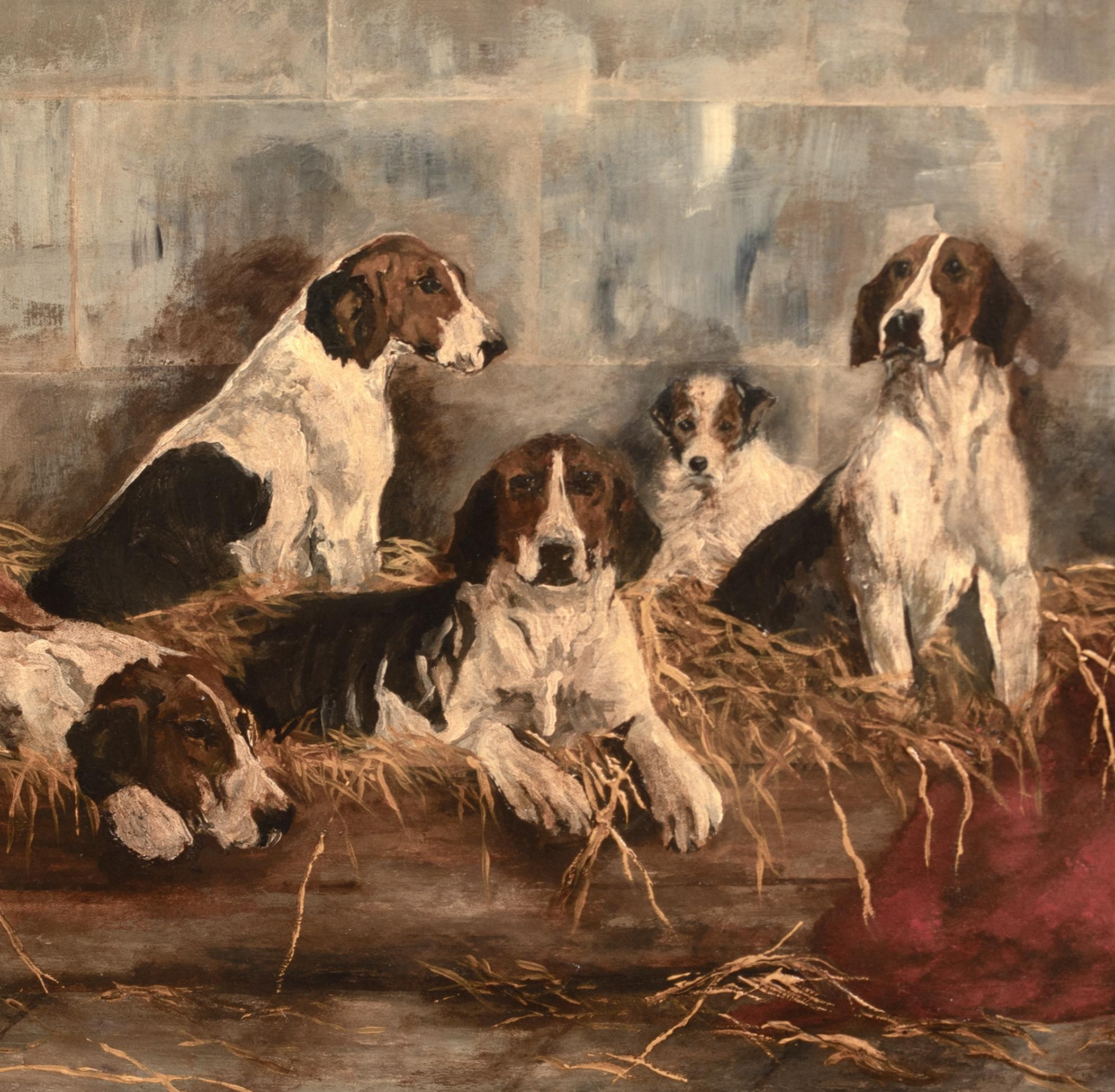 Los Sabuesos De La Nueva Caza De Townberry, Siglo XIX  por JOHN EMMS (1843-1912) 3
