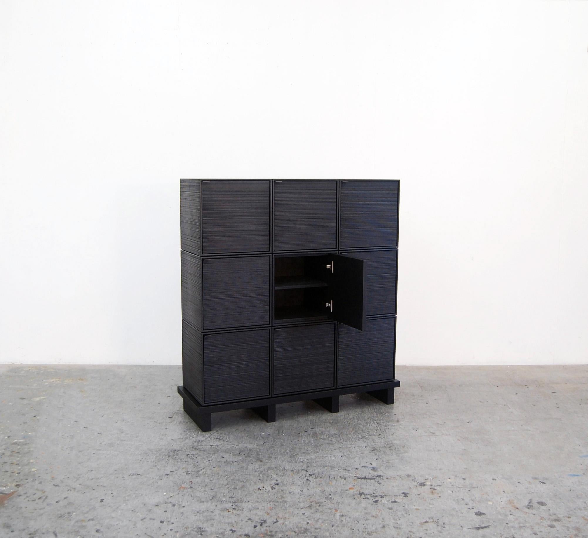 Noirci Le meuble « 9 Cubes » de John Eric Byers en vente