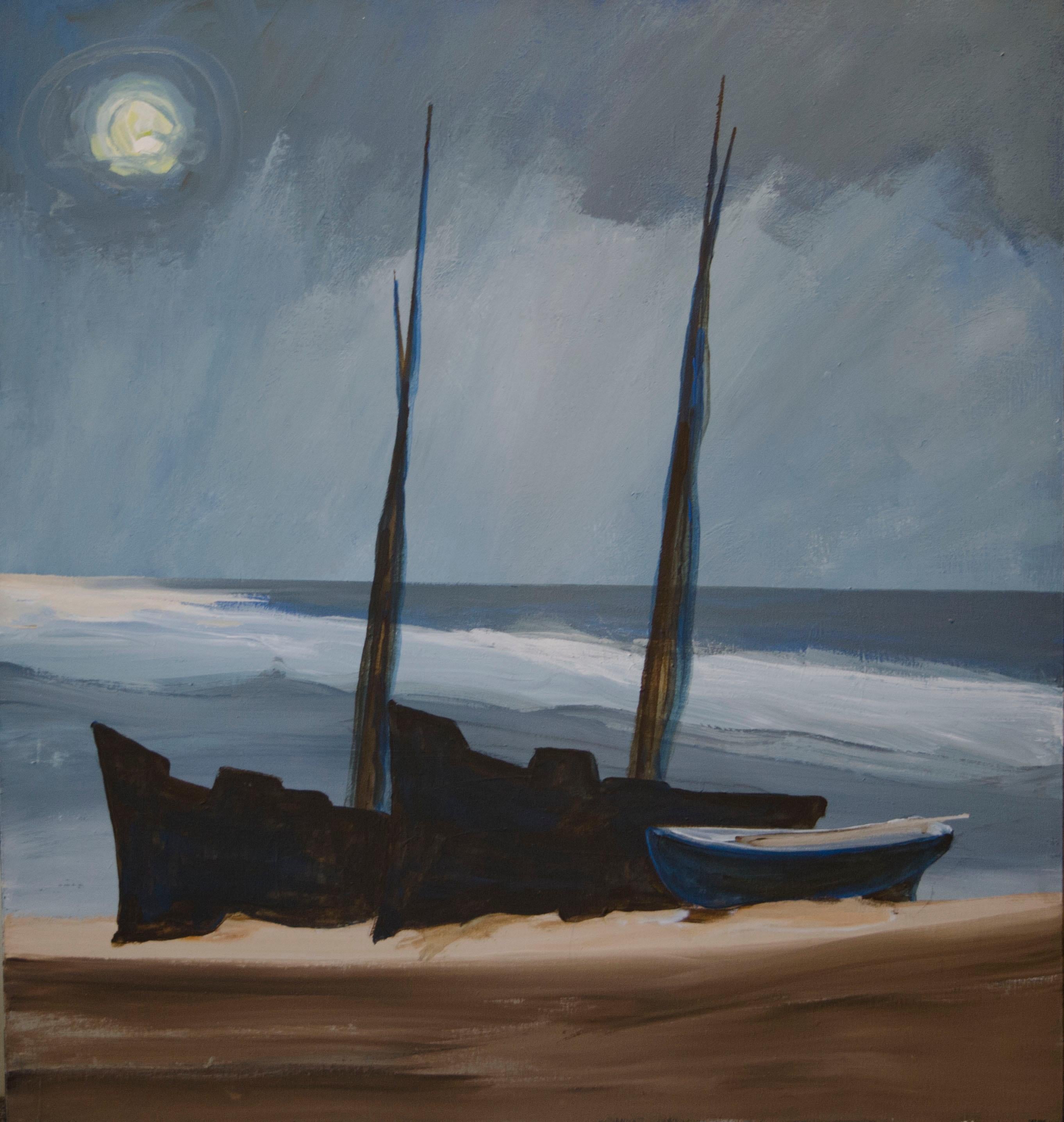 John Ery Coleman Still-Life Painting - Moonstruck