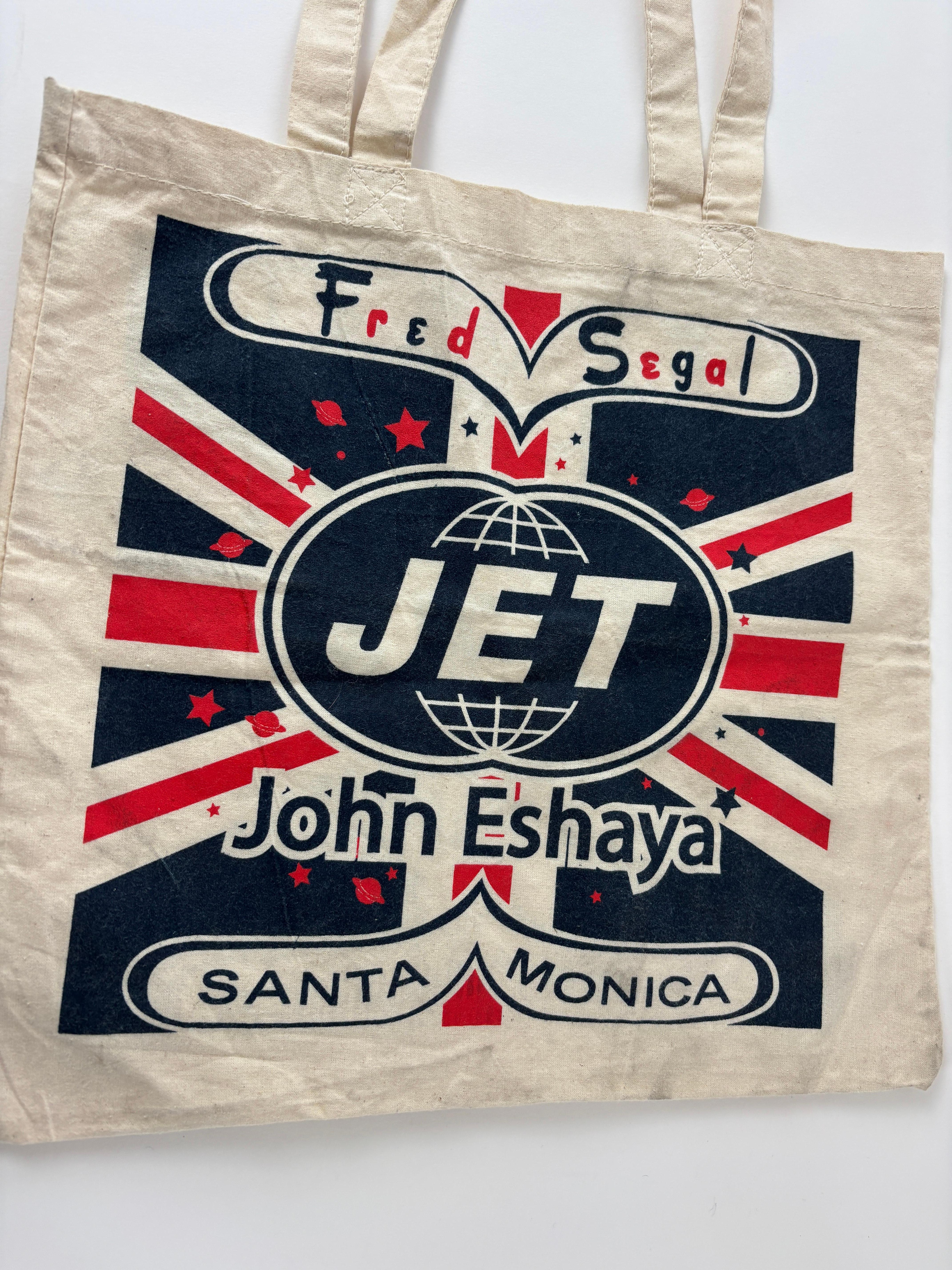 John Eshaya JET for Fred Segal Canvas Tote Bag Santa Monica For Sale 6