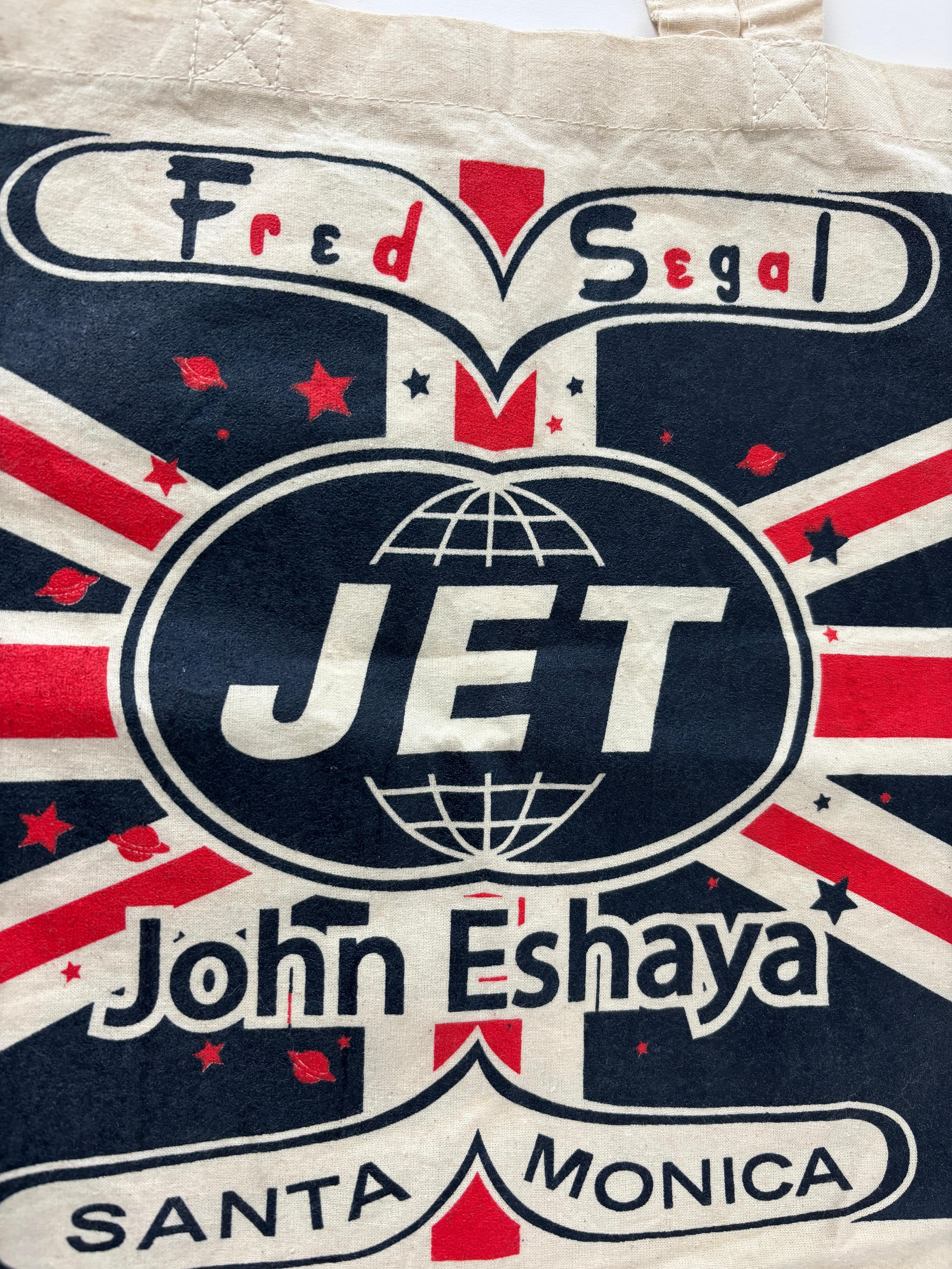 John Eshaya JET for Fred Segal Canvas Tote Bag Santa Monica For Sale 10