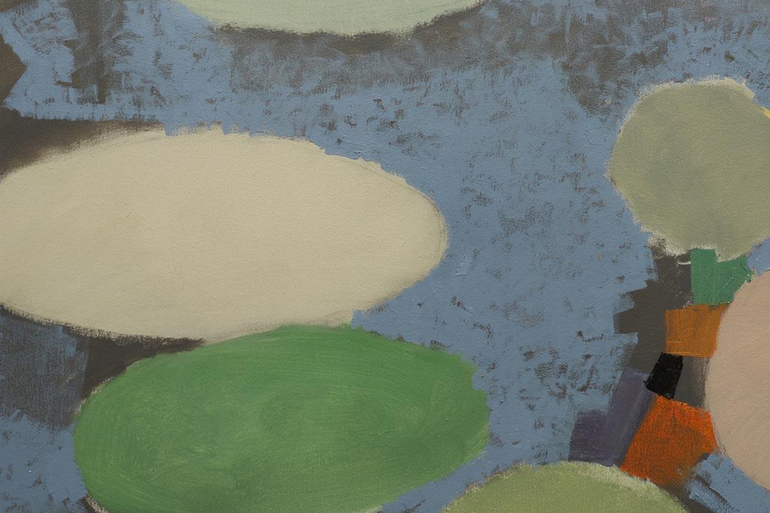 John Evans Late One September Botanic Garden Lily Pads