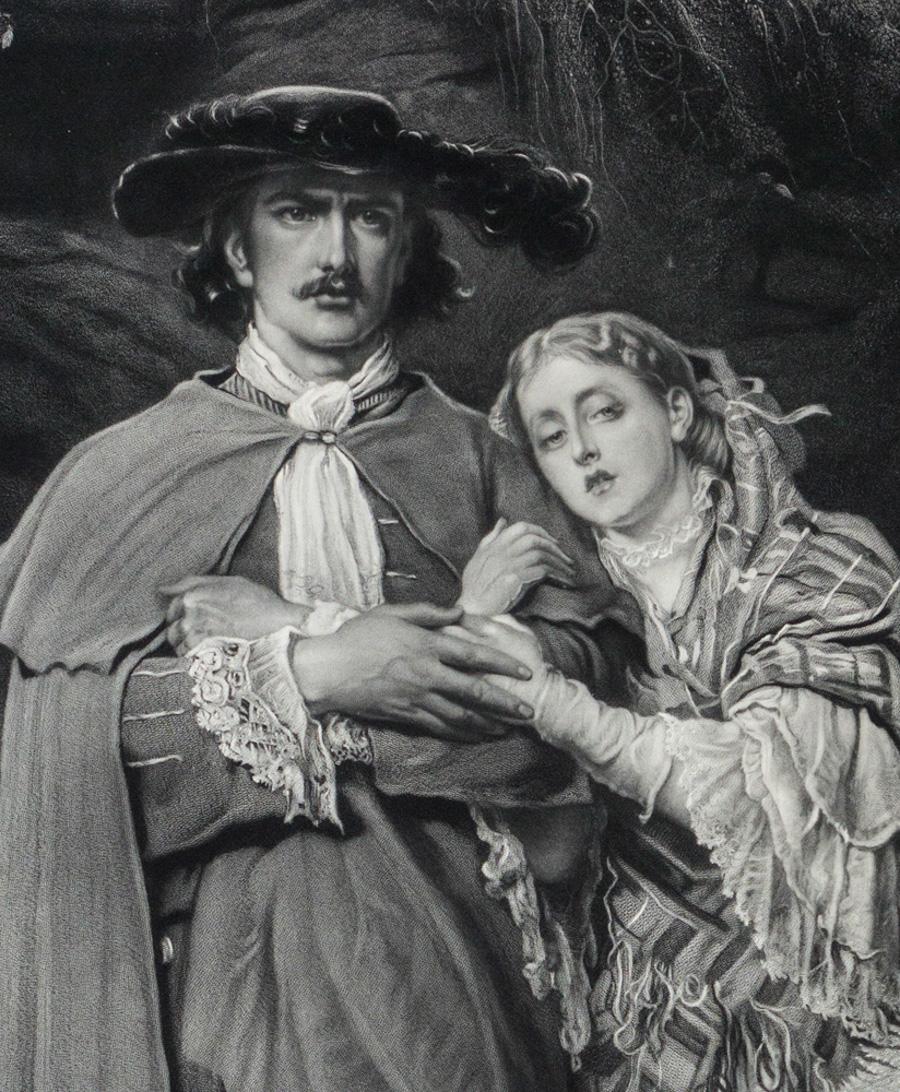 Braut von Lammermoor – Print von John Everett Millais