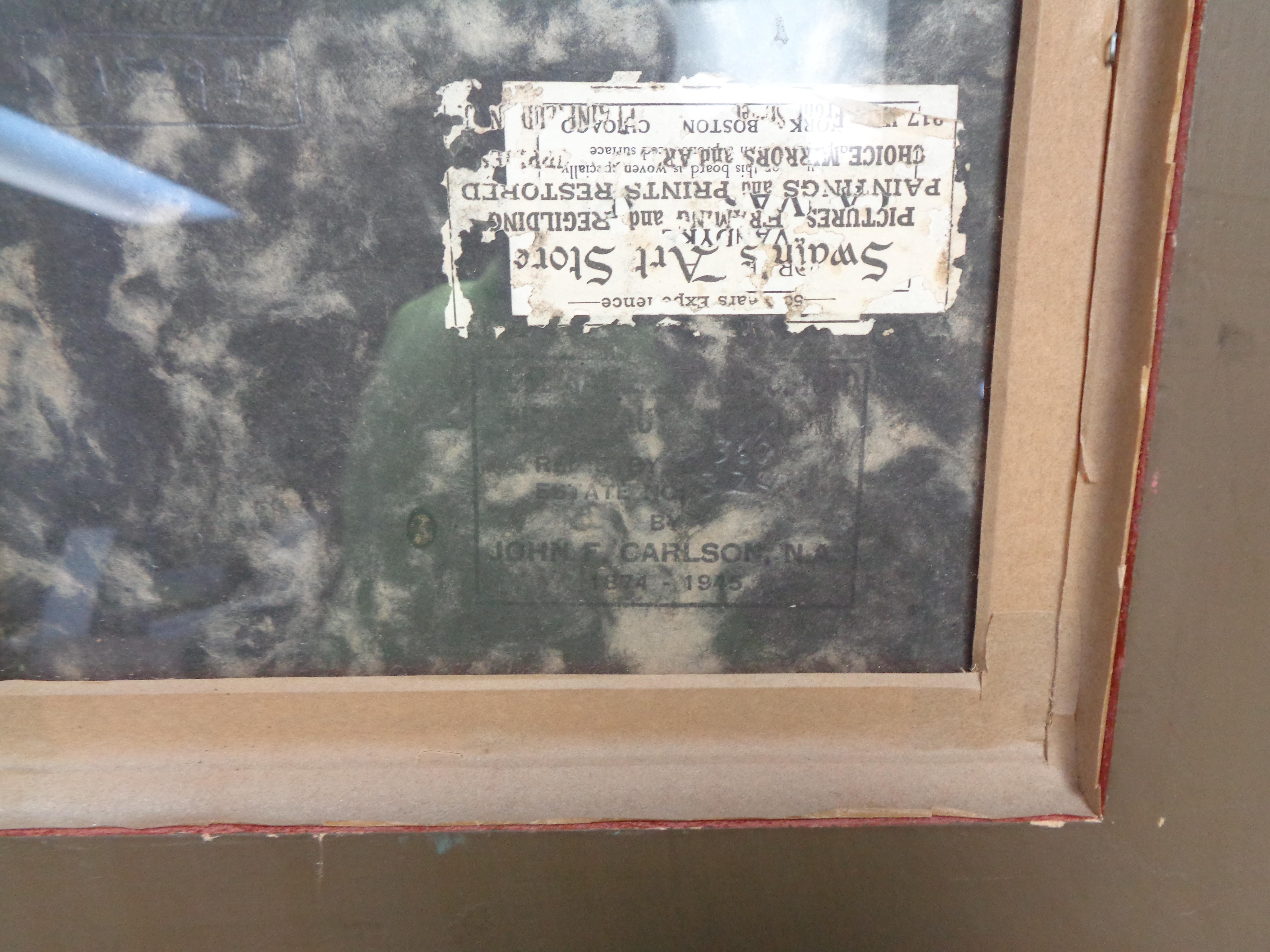 American Impressionist Painting Woodstock Artist John F Carlson Autumn Splendor For Sale 3