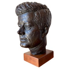John F Kennedy Bust by Edward Schillaci for Austin Productions 1960s