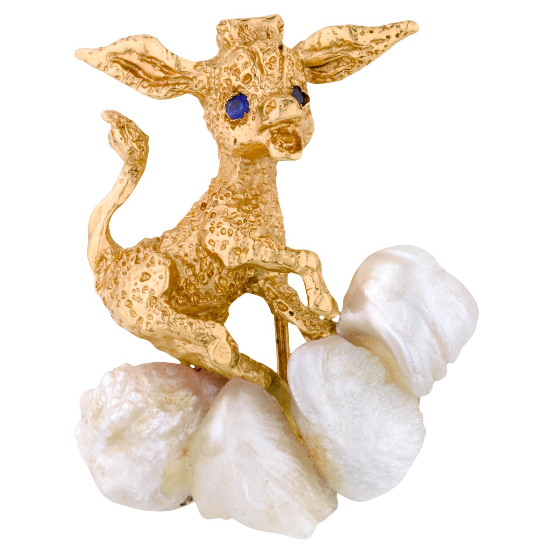 John F. Kennedy's Donkey Brooch