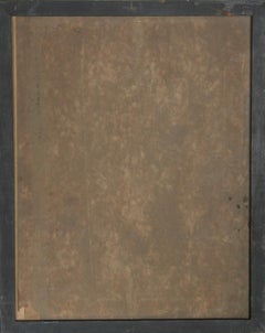 Figure in Shadows, Signed Oil on Board by John F. Leonard