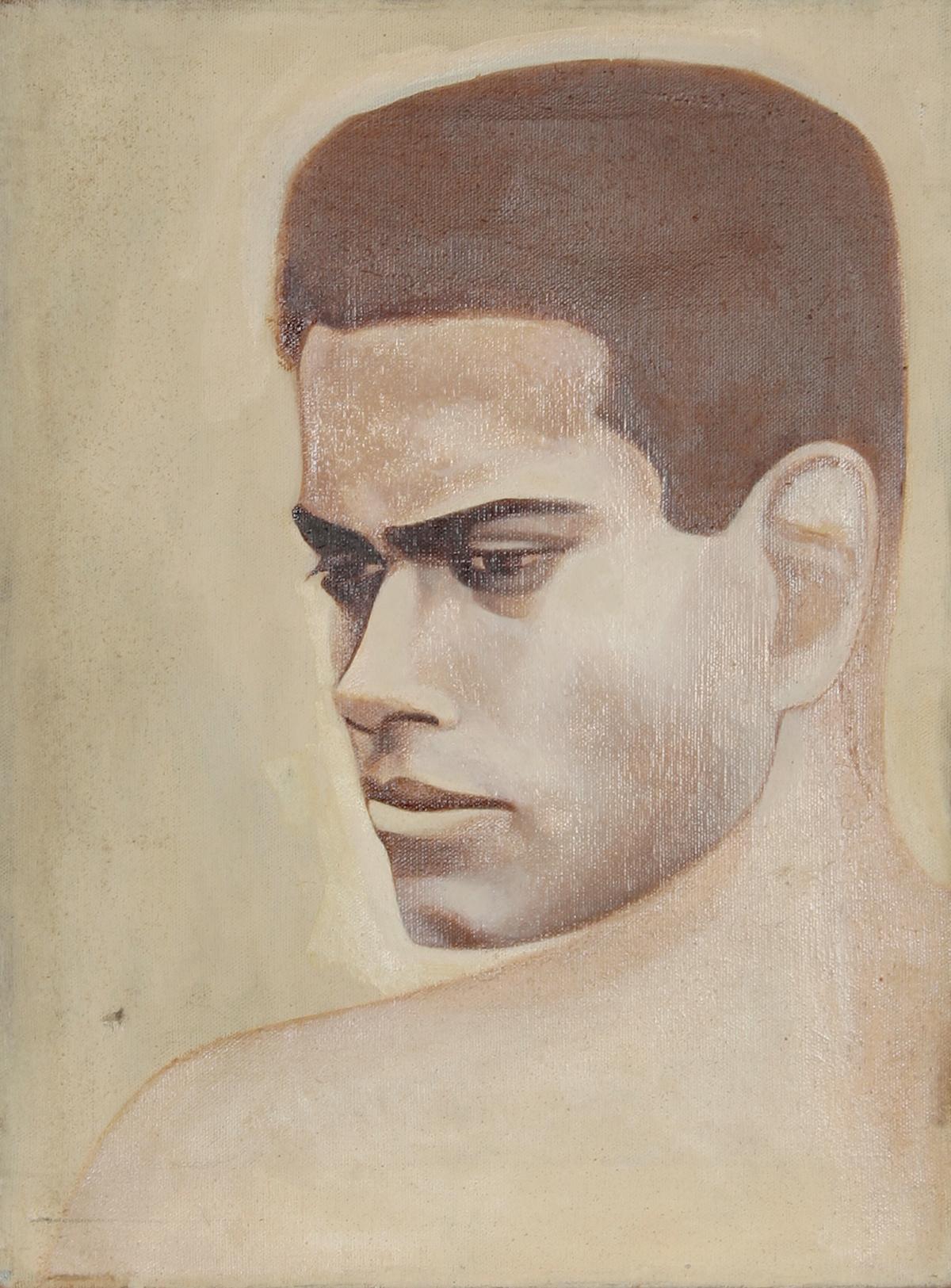 Portrait of Man (16)

John F. Leonard
American (1921–1987)

Date: circa 1965
Oil on Canvas
Size: 16 in. x 12 in. (40.64 cm x 30.48 cm)