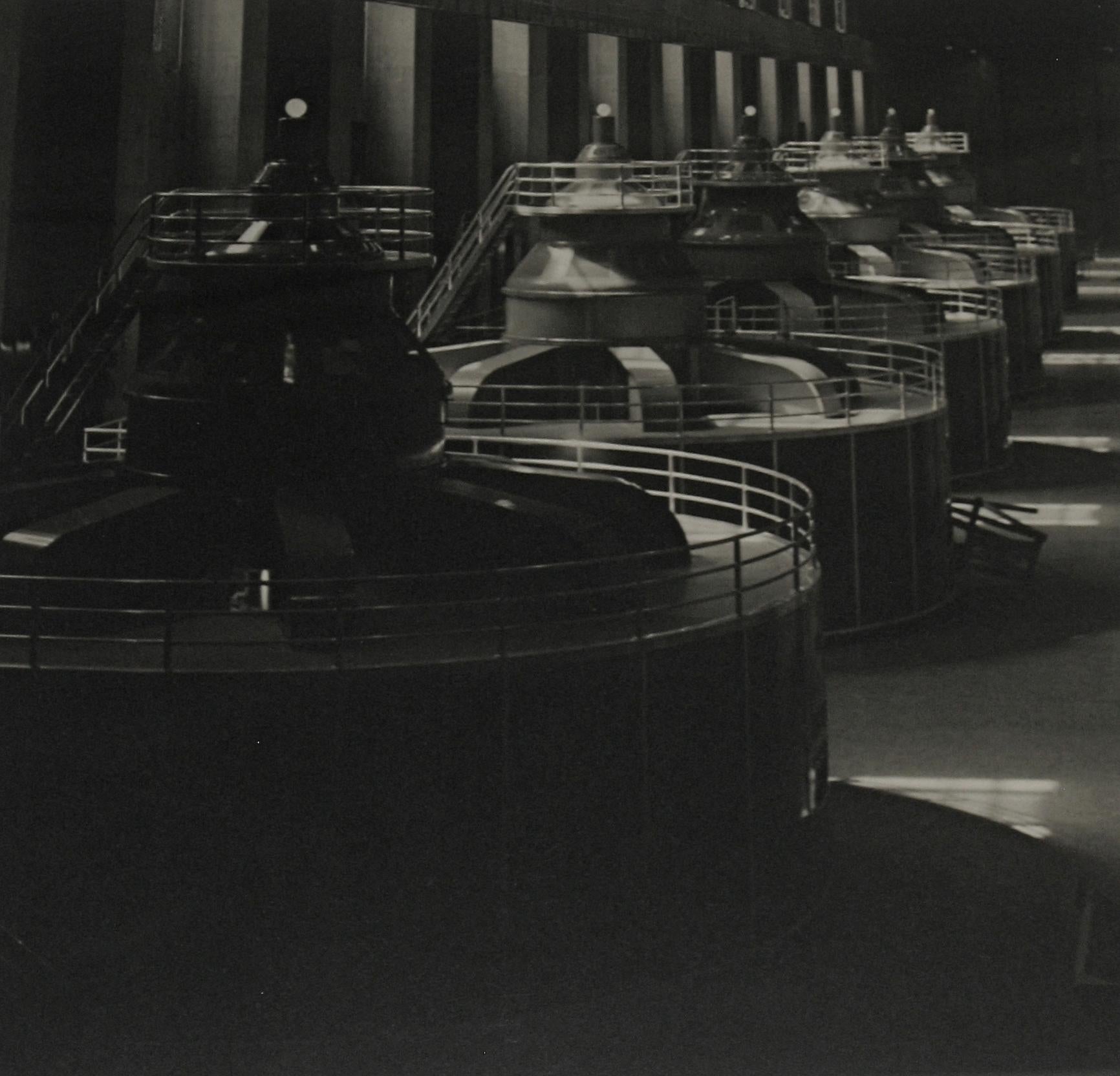 John F. Obenchain Black and White Photograph - The Giant Generators
