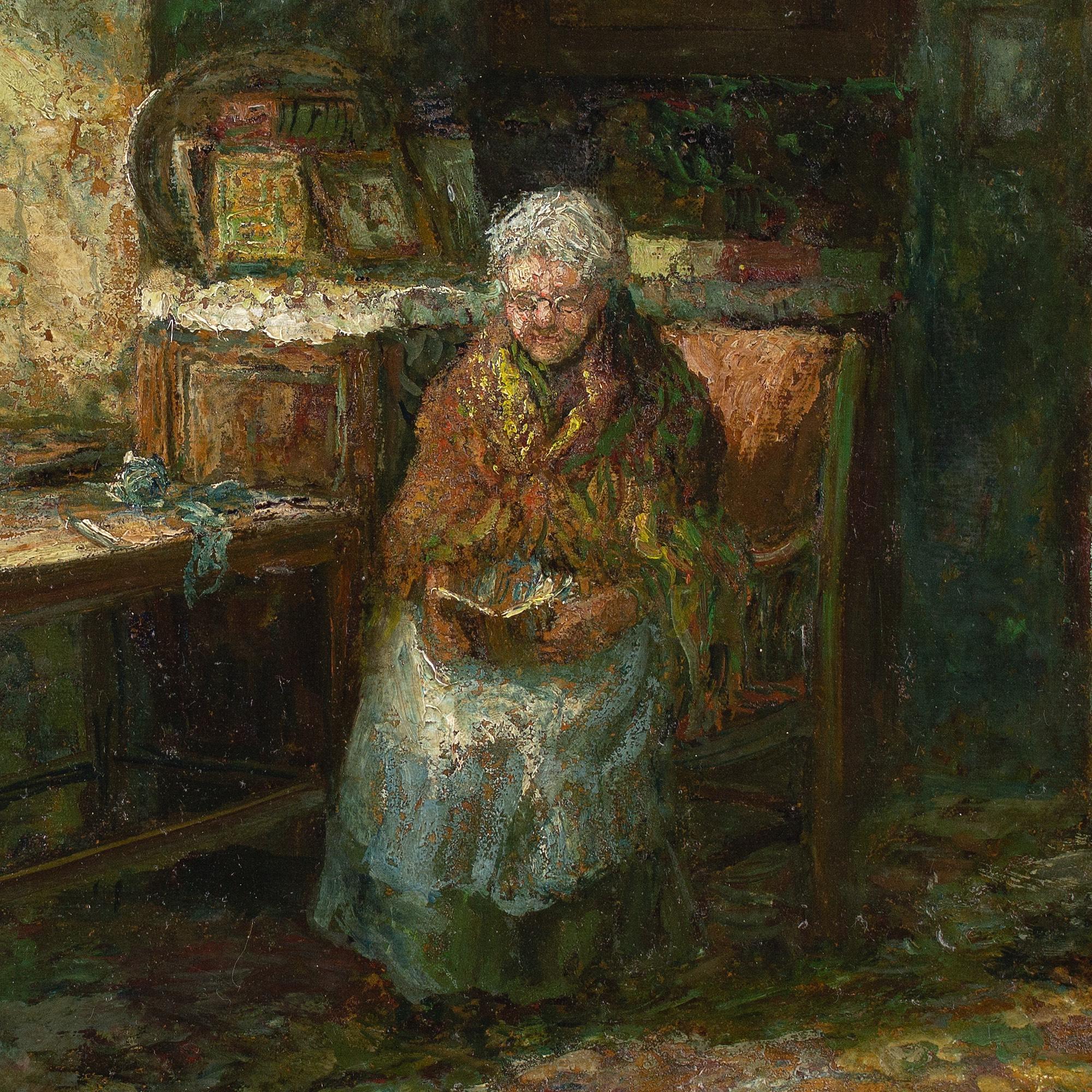 John Falconar Slater, Interno con lettura femminile in vendita 6