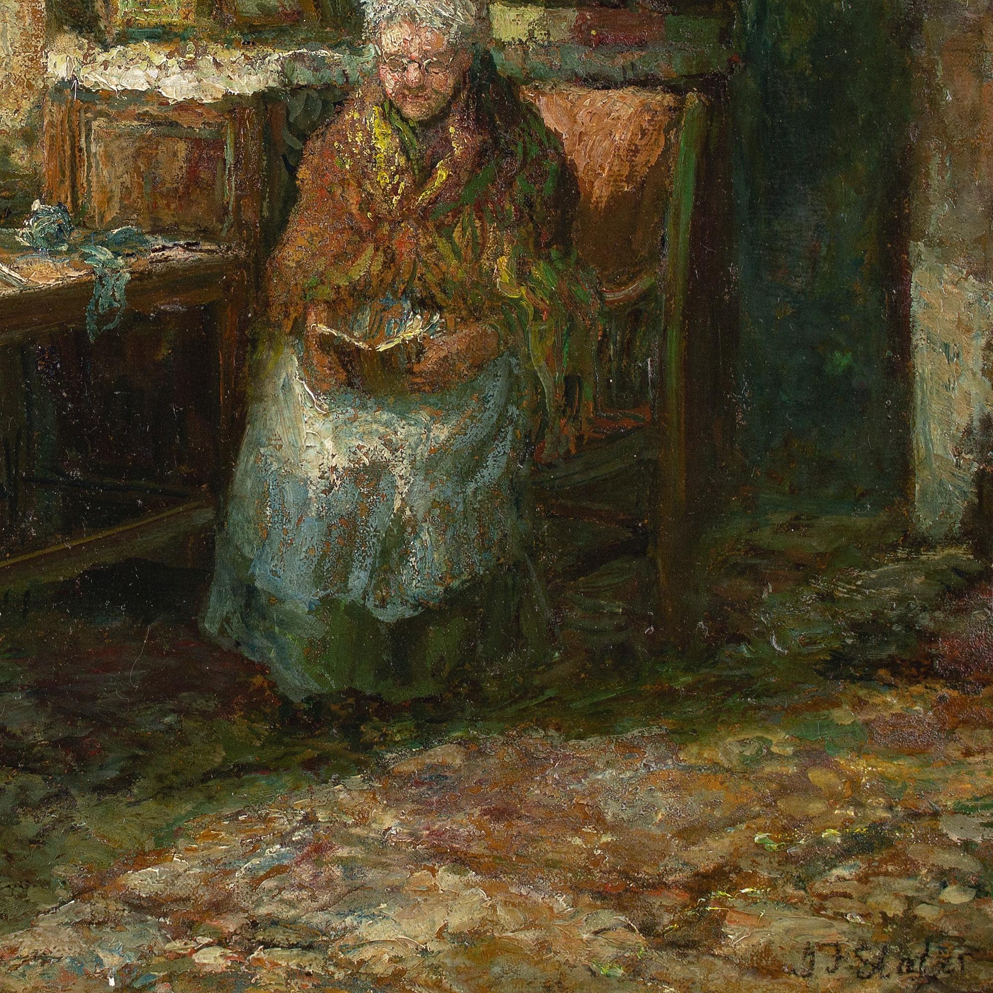 John Falconar Slater, Interno con lettura femminile in vendita 7