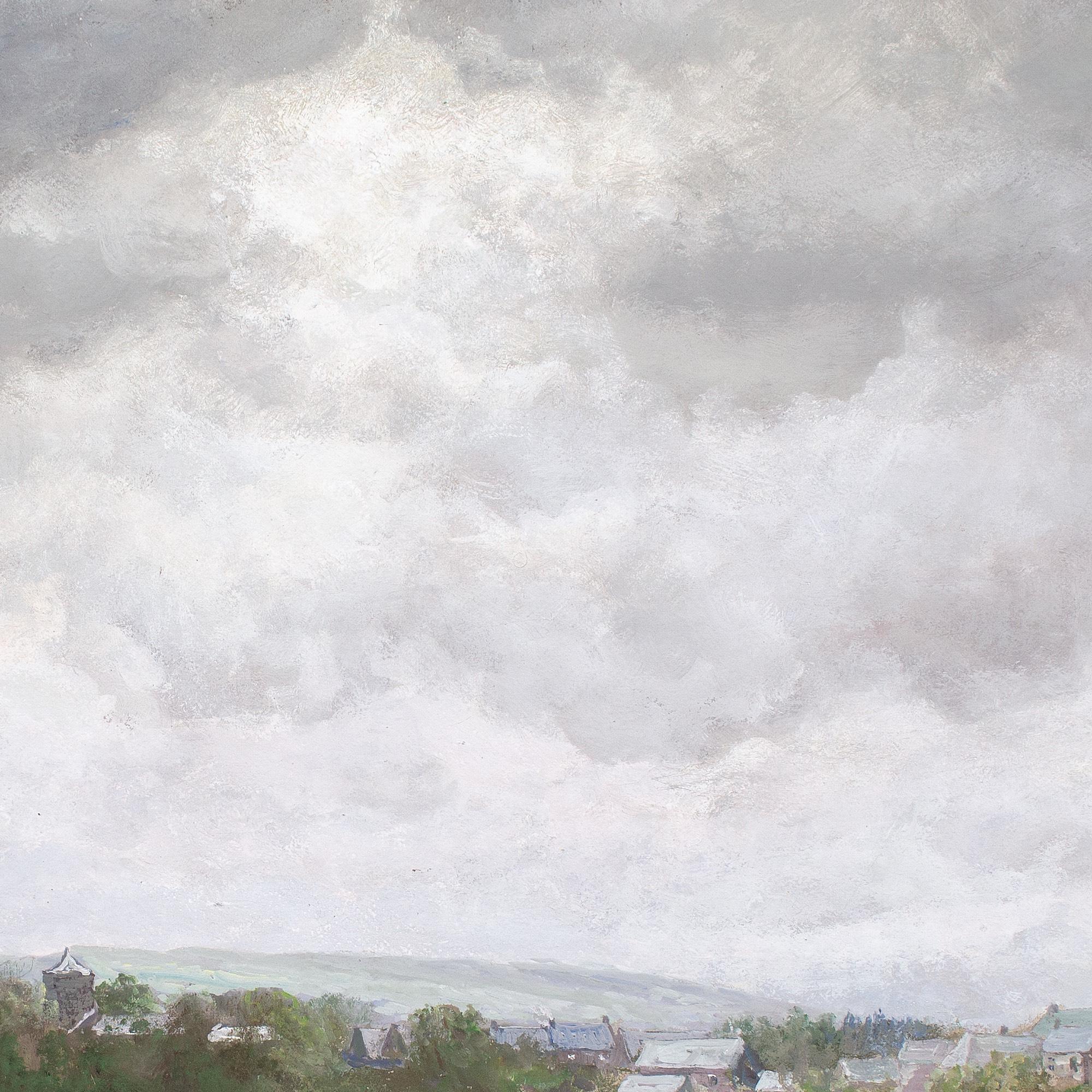 John Falconar Slater, paysage fluvial avec ville 6