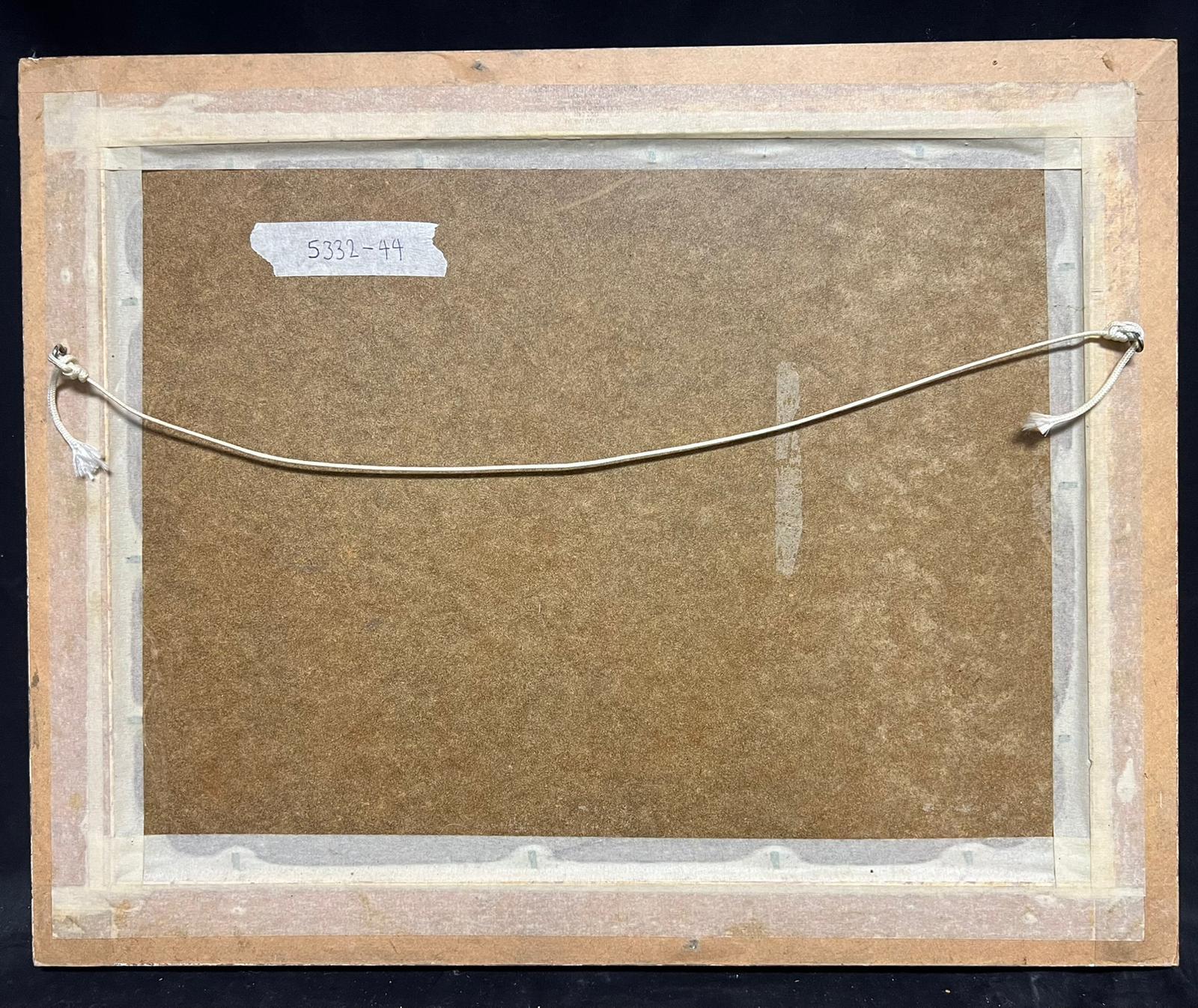 Ruscello che scorre attraverso la valle degli altipiani nebbiosi Pittura ad olio Artista rispettato in vendita 5