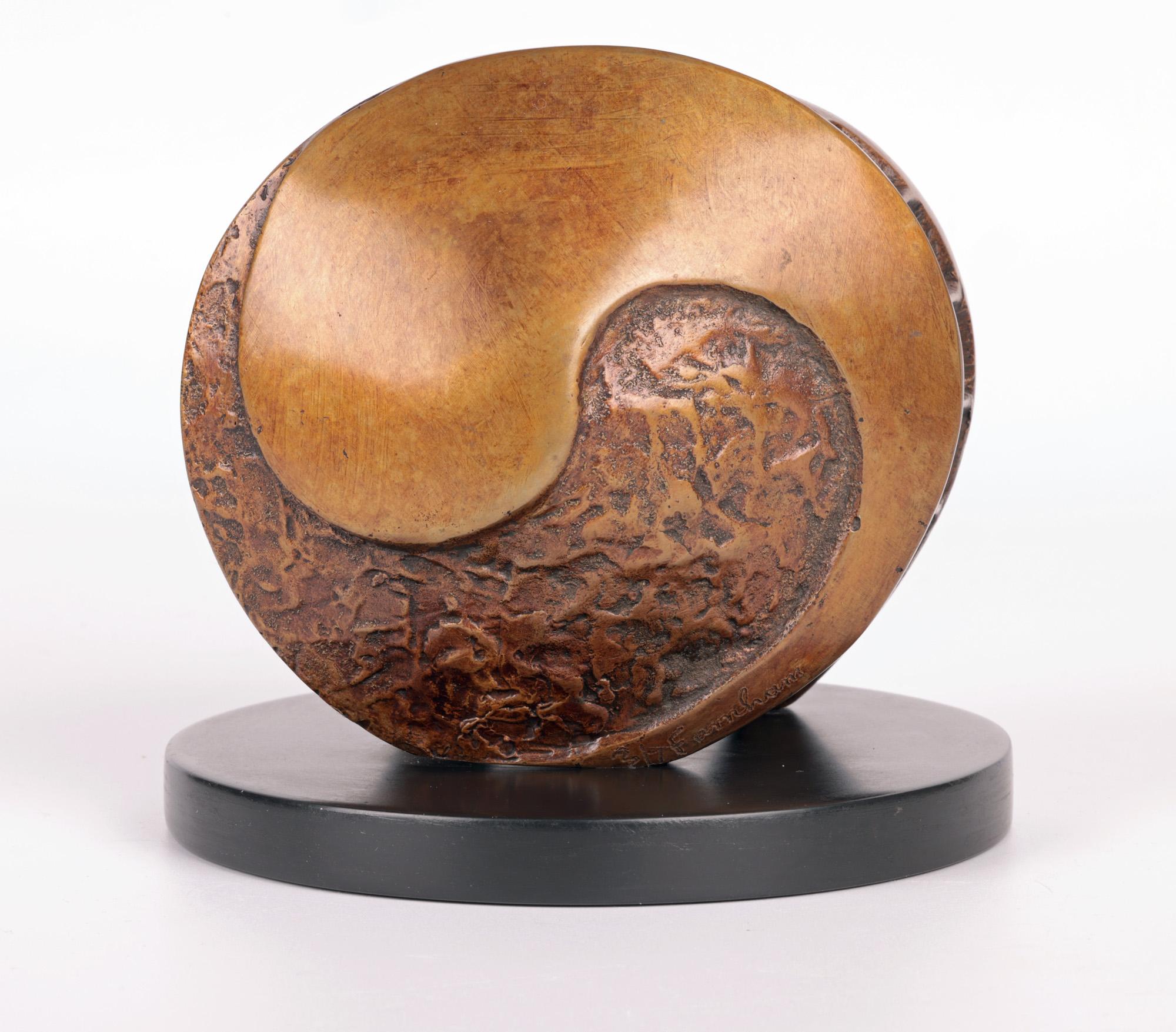 John Farnham Head of Steps Ltd Edn Bronze Sculpture For Sale 4