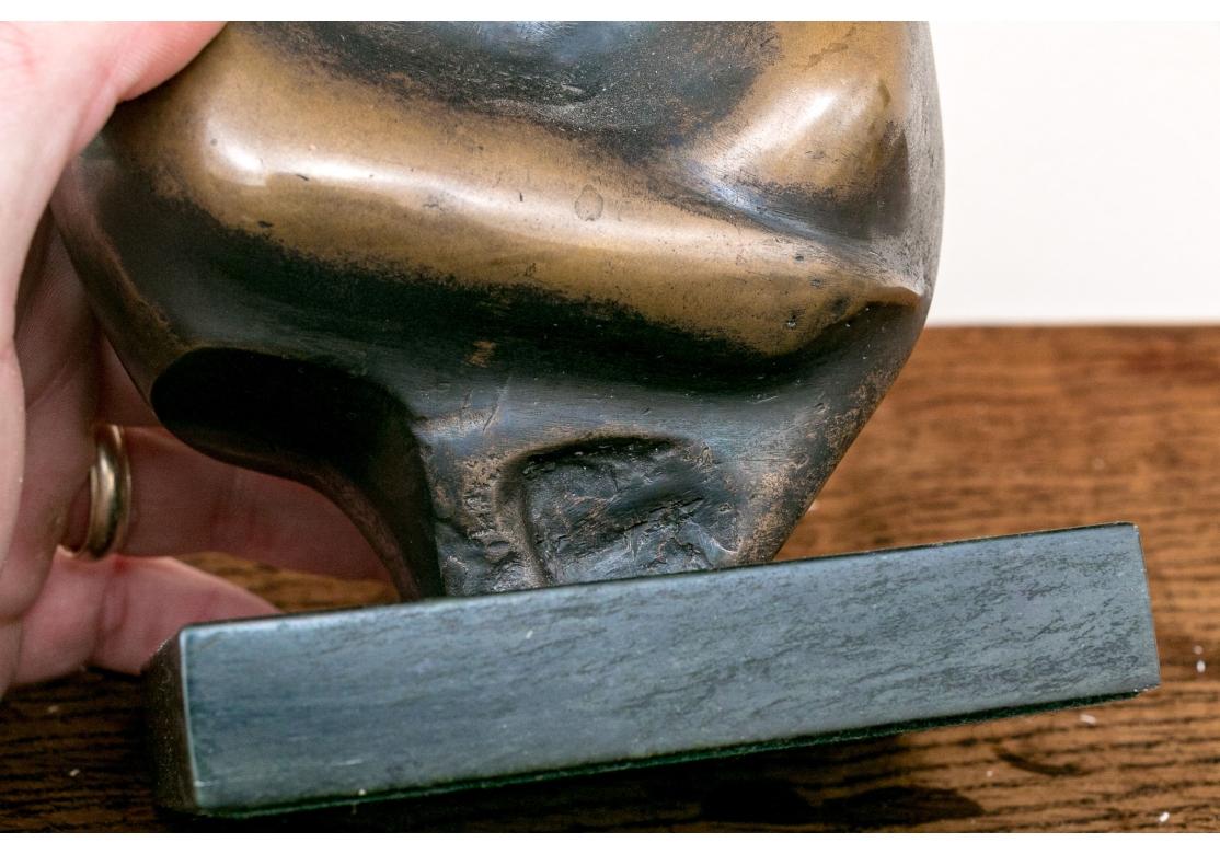 John Farnhan (English B .1942)  Bronze “Torso” On Marble Base Ltd. Ed 3/7 For Sale 3