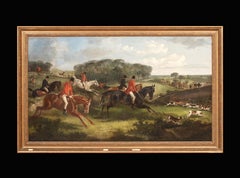 In Full Cry, The Duke of Rutland At the Belvoir Hunt, 19th Century