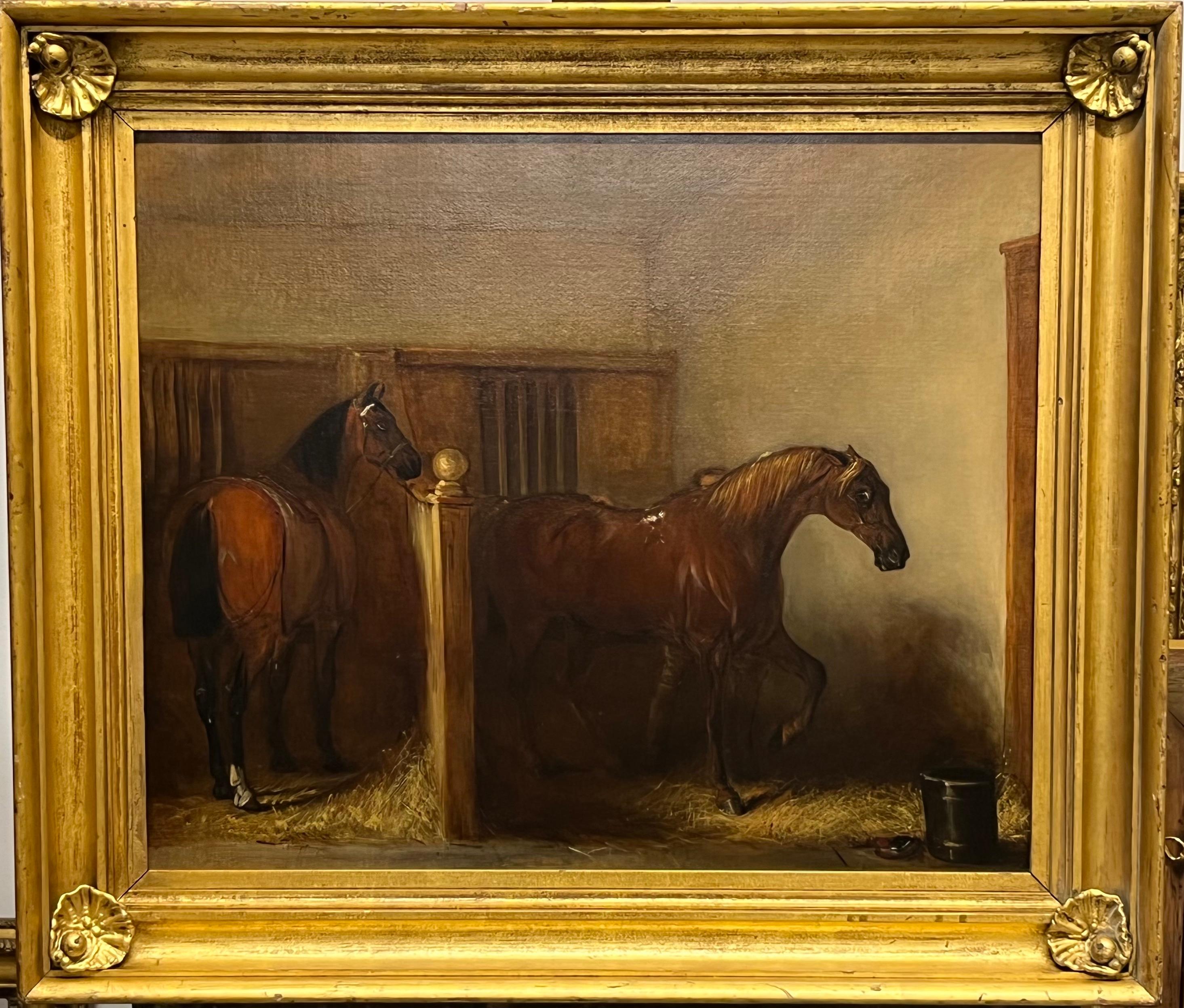 Stallpferde (Alte Meister), Painting, von John Ferneley Junior