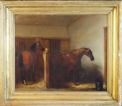 Antique Stabled Horses